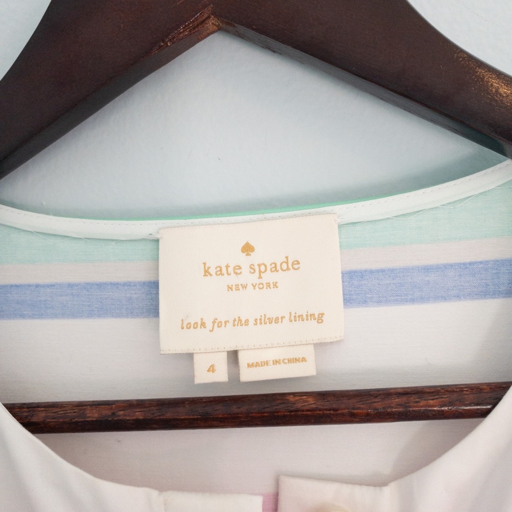 Kate Spade Cape Belted Shirt Dress - Picture 7 of 10